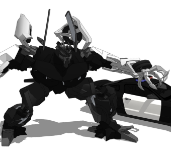 精细机器人模型变形金刚 (12)